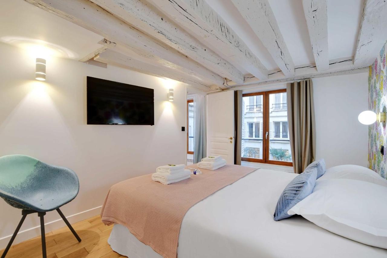 Joyful Apartment - 2Br-6P - Louvre-Rivoli ปารีส ภายนอก รูปภาพ