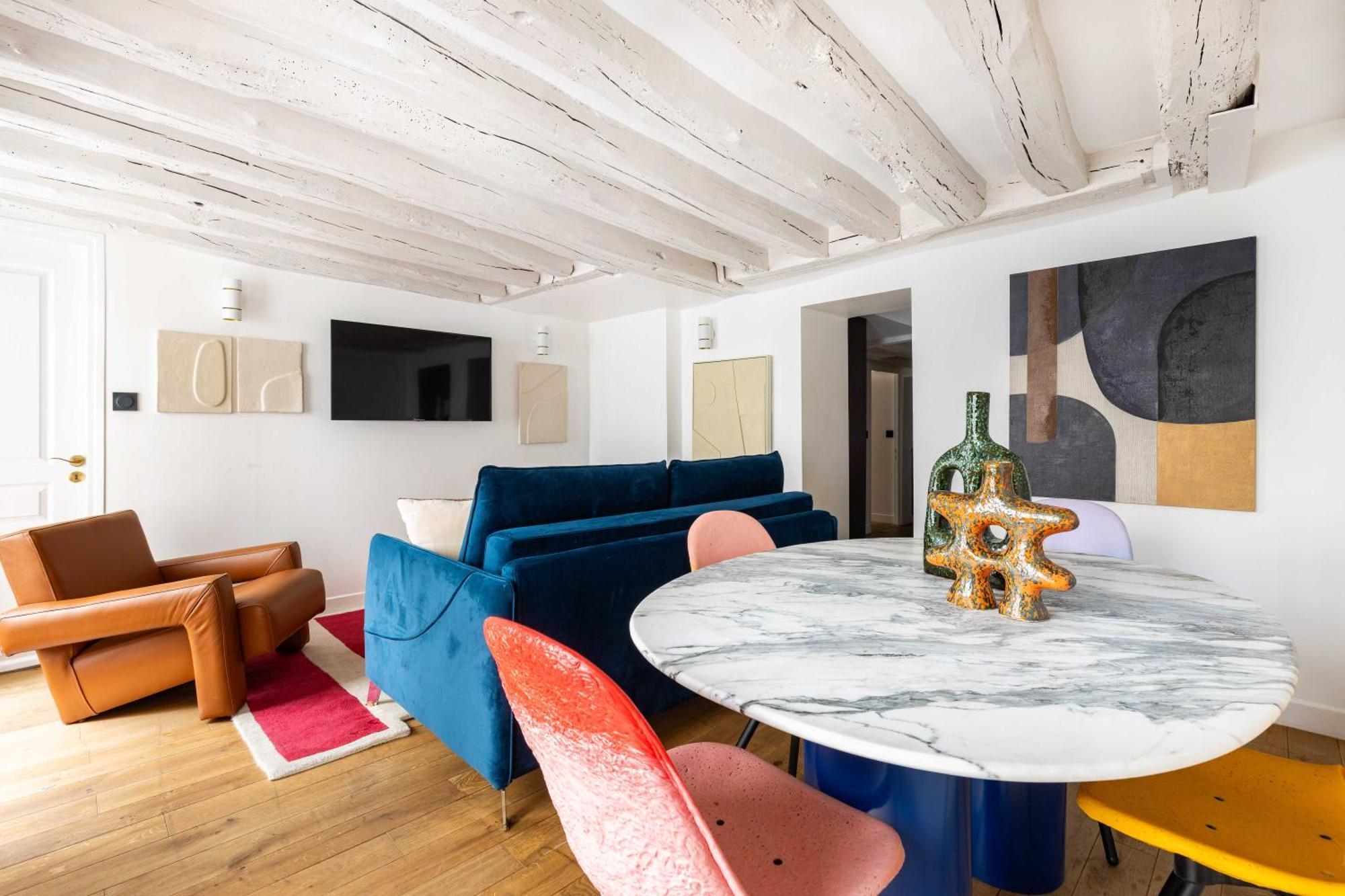 Joyful Apartment - 2Br-6P - Louvre-Rivoli ปารีส ภายนอก รูปภาพ